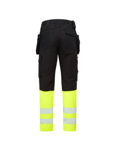 spodnie-do-pasa-ostrzegawcze-portwest-dx457-seledynowo-czarne 2