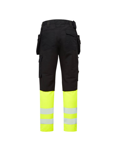 spodnie-do-pasa-ostrzegawcze-portwest-dx457-seledynowo-czarne