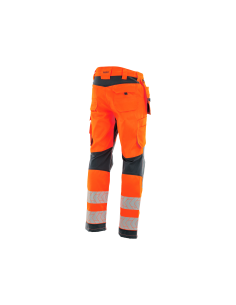 spodnie-do-pasa-ostrzegawcze-sara-monter-hi-vis-1-20-565-36-26-pomaranczowo-grafitowe 2