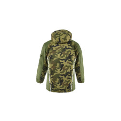 Kurtka ocieplana długa Sara Standard Winter 1-08-650-55-75, camo-zielona 2