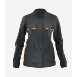 Bluza damska Sara Hera 1-04-460-26-36, czarno-pomarańczowa