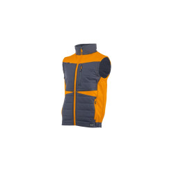 Kamizelka hybrydowa Sara COMFORT PLUS 1-11-620-26-36, grafitowy-pomarańczowa