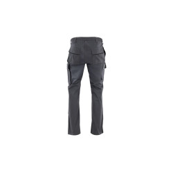 Spodnie do pasa Sara KING FLEX 1-05-015-71-25, szaro-czarne 2