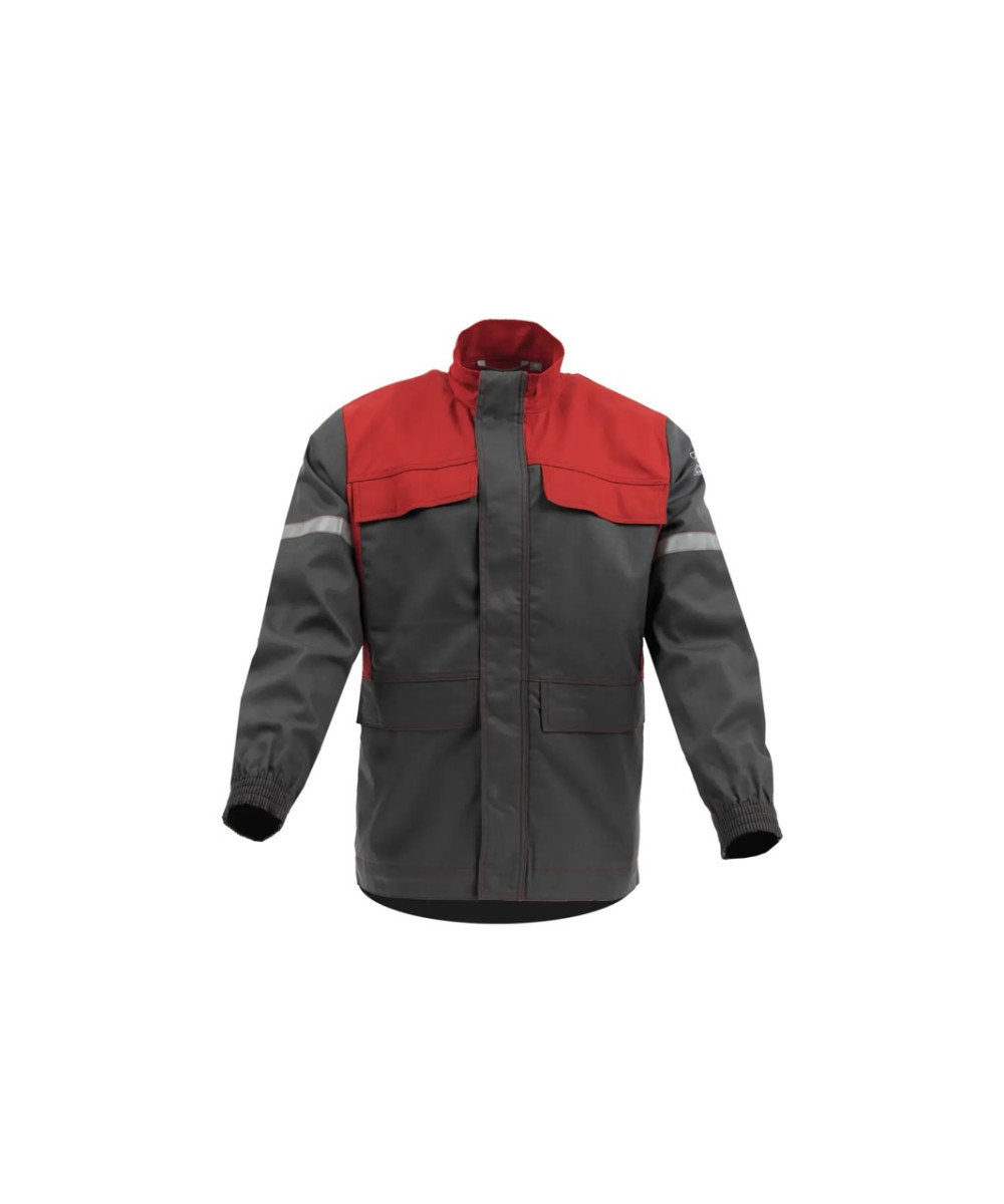 Bluza multinormowa Sara GROM 5w1 1-04-335-71-50, ciemnoszaro-czerwona