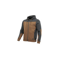 Bluza Comfort plus 1-35-620-76-72, brązowy-charcoal