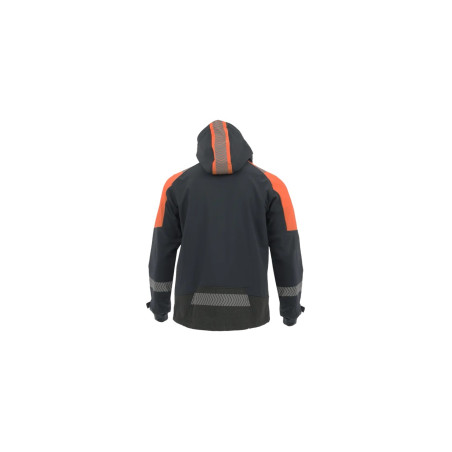 Softshell Sara Comfort Neo 1-13-625-26-36, grafitowo-pomarańczowy