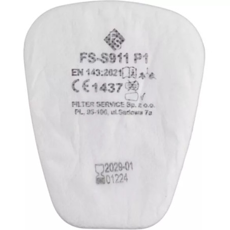 Filtr przeciwpyłowy Filter Service klasa P1, FS S911