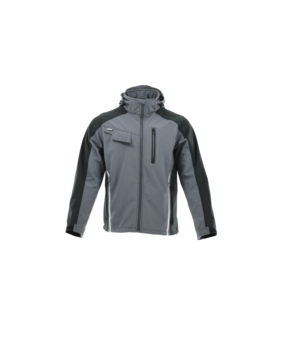 Softshell Sara Standard Plus 1-13-640-71-25, szaro-czarny