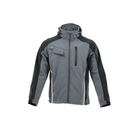 Softshell Sara Standard Plus 1-13-640-71-25, szaro-czarny