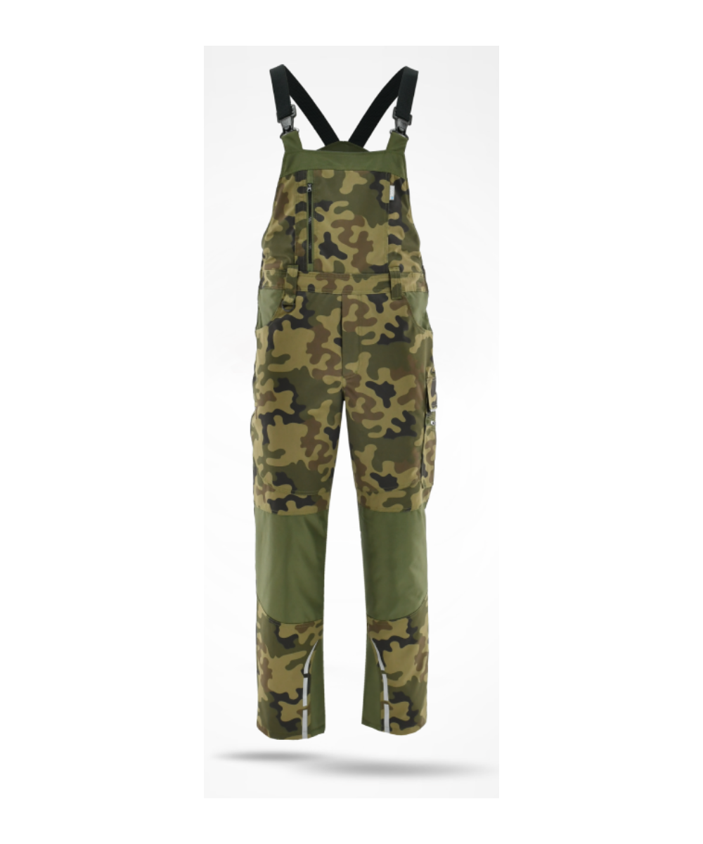Ogrodniczki ocieplane Standard Winter 1-03-650-55-75, camo zielony