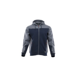 Bluza Sara Comfort plus 1-35-620-70-22, granatowo-szara