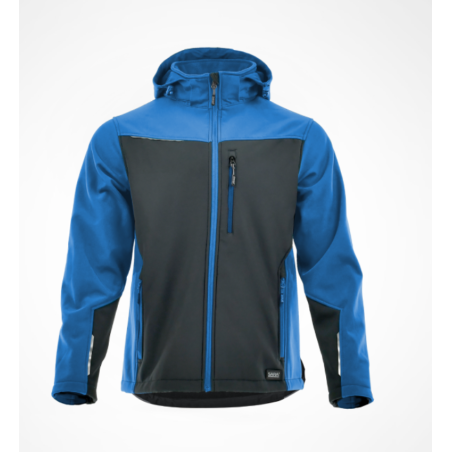 Softshell Sara Comfort plus 1-13-620-33-72, charcoal-new azzuro