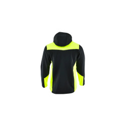 Softshell Sara Comfort plus 1-13-620-25-27, czarny-żółty odblaskowy 2