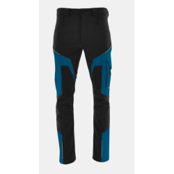 Spodnie do pasa softshell Comfort Winter 1-27-630-80-25, czarny-petrol
