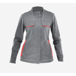 Bluza damska Sara Hera 1-04-460-70-50, szaro-czerwona