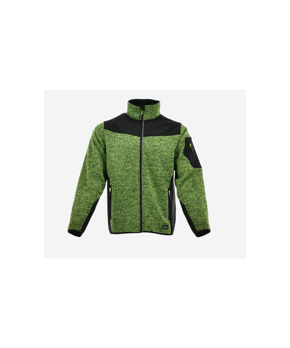 Bluza Sara Comfort Plus 1-65-620-27-25, żółto odblaskowa-czarna