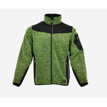 Bluza Sara Comfort Plus 1-65-620-27-25, żółto odblaskowa-czarna