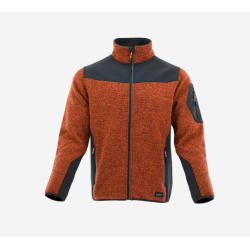 Bluza Sara Comfort Plus 1-65-620-36-26, grafitowo-pomarańczowa