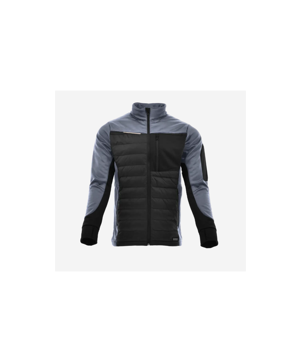 Bluza hybrydowa Sara Comfort Plus 1-64-620-25-70, czarno-szara