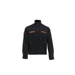 Bluza Sara ACTIFLEX 1-04-300-25-36, czarno-pomarańczowa