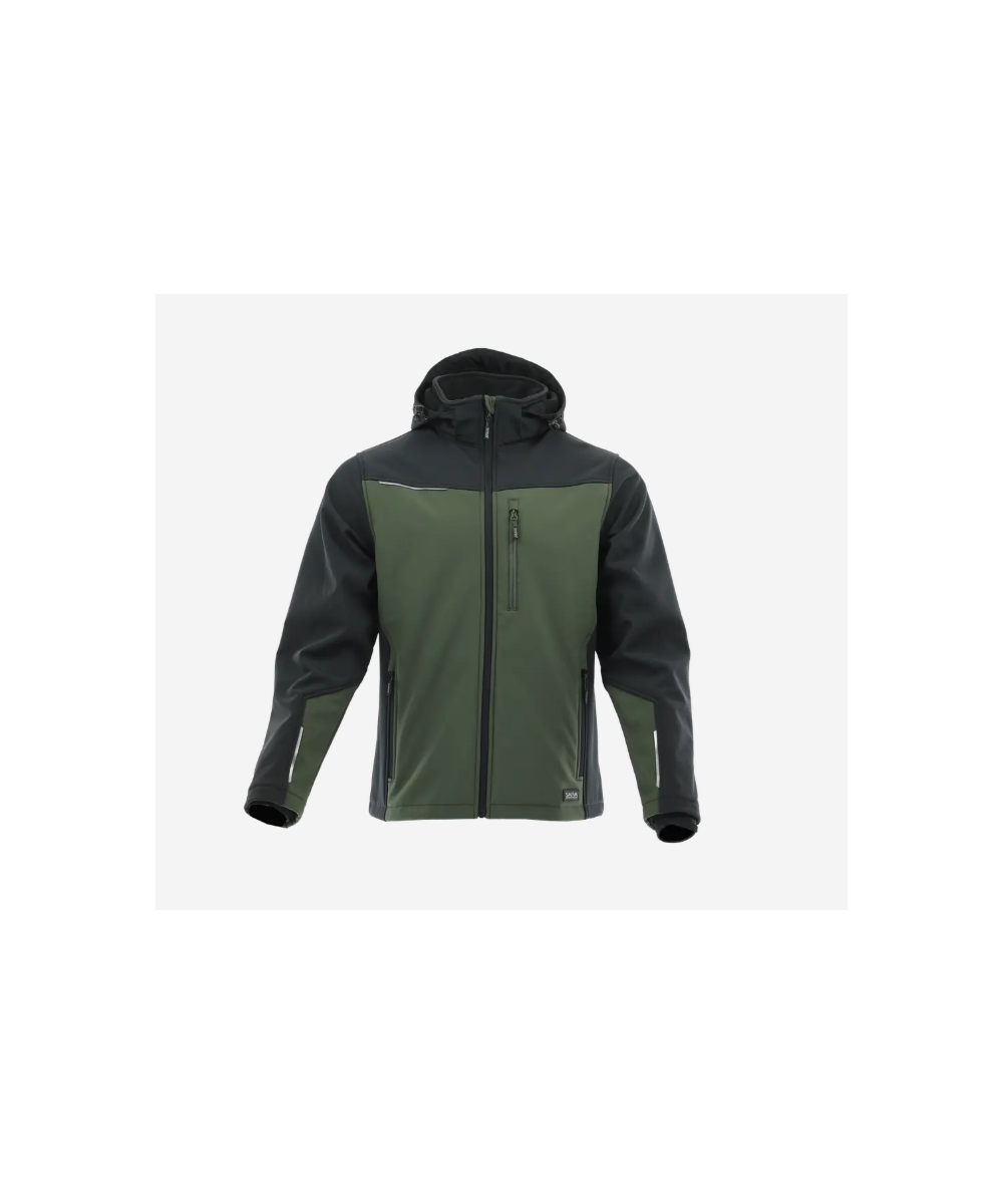 Softshell Sara Comfort plus 1-13-620-75-25, oliwkowo-czarny
