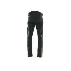 Spodnie do pasa softshell Comfort Winter 1-27-630-25-75, oliwkowo-czarne 2