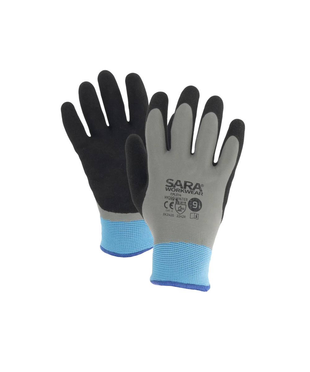 Rękawice powlekane lateksem Sara RPL014 HYDRO WINTER