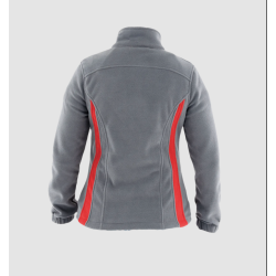 Polar damski Sara WOMAN PLUS 1-12-465-70-50, szaro-czerwony 2