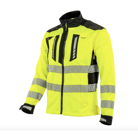 Bluza ostrzegawcza Sara Drogowiec Comfort 1-04-870-27-25, seledynowo-czarna