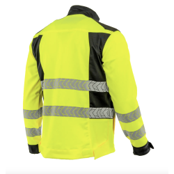 Bluza ostrzegawcza Sara Drogowiec Comfort 1-04-870-27-25, seledynowo-czarna 2