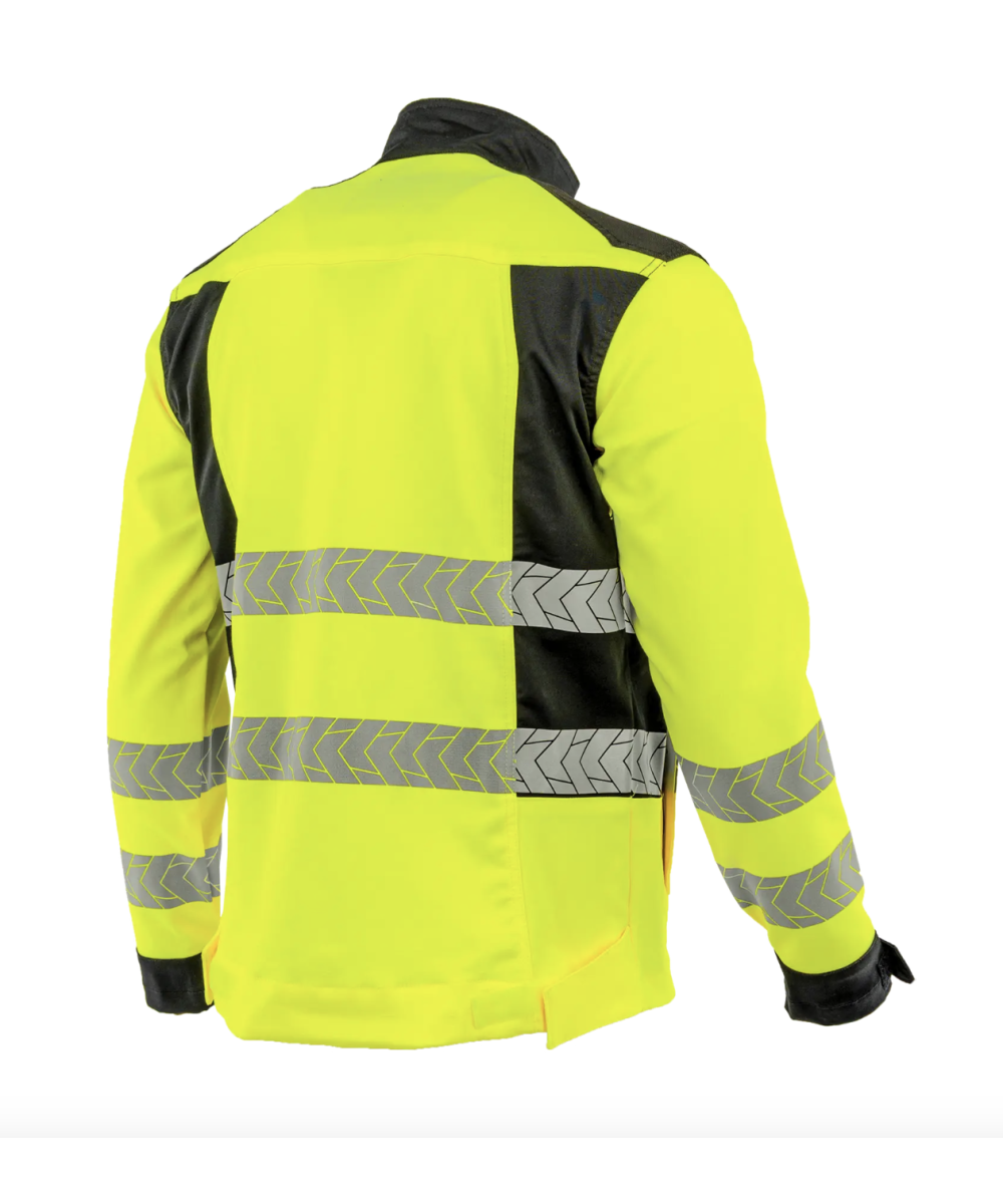 Bluza ostrzegawcza Sara Drogowiec Comfort 1-04-870-27-25, seledynowo-czarna