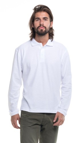Męska koszulka polo PromoStars Long Cotton 42350